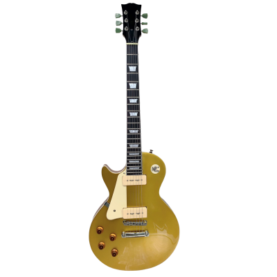 Custom Crown Goldtop P90 Pickups Metallic Joe Bonamassa 6 String Electric Guitar - Image 2
