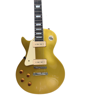 Custom Crown Goldtop P90 Pickups Metallic Joe Bonamassa 6 String Electric Guitar
