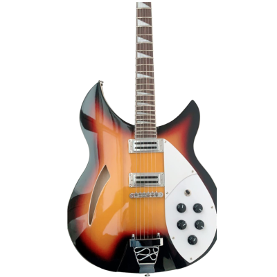 Custom Nova Slash Soundhole Three Tone Sunburst Townshend 360 6 String Guitar