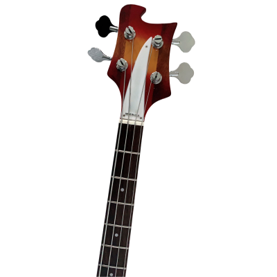 Custom Nova 4003 Psychedelic Paul McCartney Sunburst Fireglo 4 String Bass - Image 4