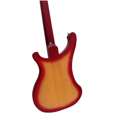 Custom Nova 4003 Psychedelic Paul McCartney Sunburst Fireglo 4 String Bass - Image 5