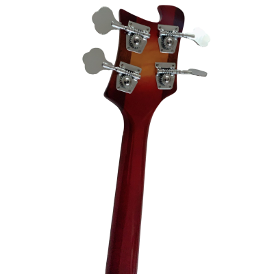 Custom Nova 4003 Psychedelic Paul McCartney Sunburst Fireglo 4 String Bass - Image 6