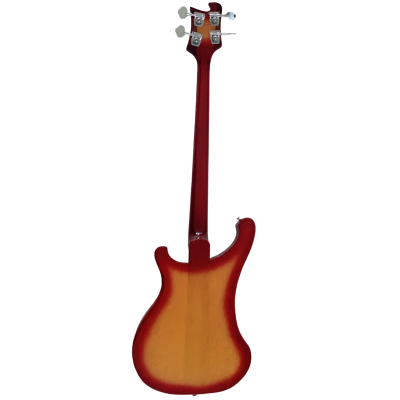 Custom Nova 4003 Psychedelic Paul McCartney Sunburst Fireglo 4 String Bass - Image 7