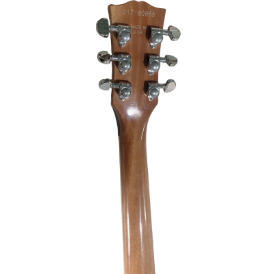 Custom Crown ES333 Brown Cream Racing Stripes Tom DeLonge White Fhole Jazz Electric Guitar - Image 4