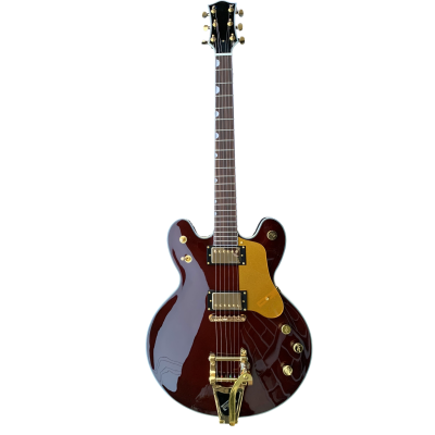 Custom Sovereign Walnut Stain George Harrison G6122 Chet Atkins Country Gentleman Guitar - Image 2