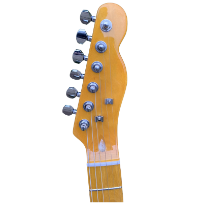 Custom Regent Burl Sunburst Keith 6 String Electric Guitar - Image 6
