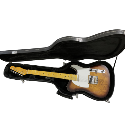 Custom Regent Burl Sunburst Keith 6 String Electric Guitar - Image 7
