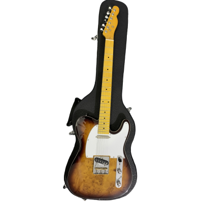Custom Regent Burl Sunburst Keith 6 String Electric Guitar - Image 8
