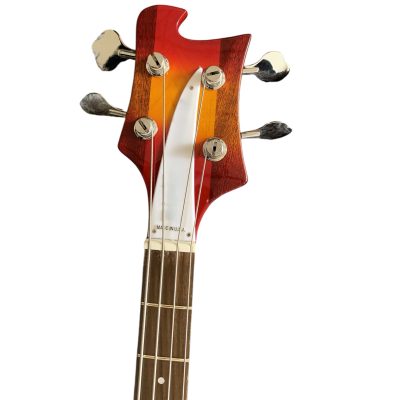 Custom Nova 4003 Psychedelic Paul McCartney Cherry Fireglo 4 String Bass - Image 7