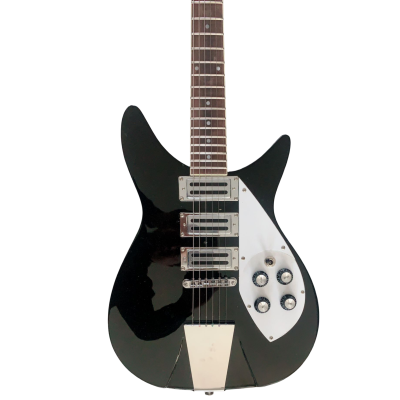 Custom Nova Jetglo Black 325 Electric Guitar Rosewood Fretboard