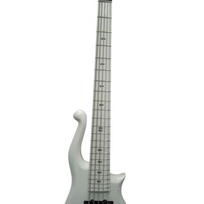 Custom Ember Prince Cloud White 5 String Bass ( Color Options ) Gold Hardware - Image 2