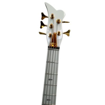 Custom Ember Prince Cloud White 5 String Bass ( Color Options ) Gold Hardware - Image 5