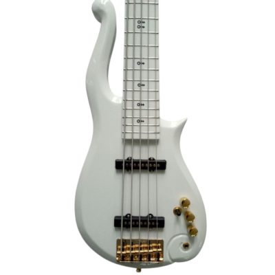 Custom Ember Prince Cloud White 5 String Bass ( Color Options ) Gold Hardware