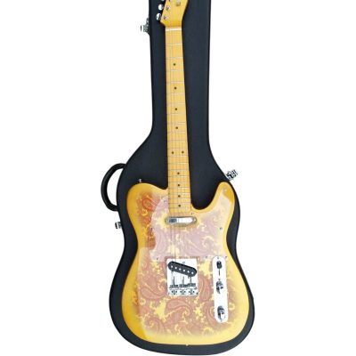Custom Regent Gold Paisley Maple Fretboard Transparent Pickguard Electric Guitar - Image 8