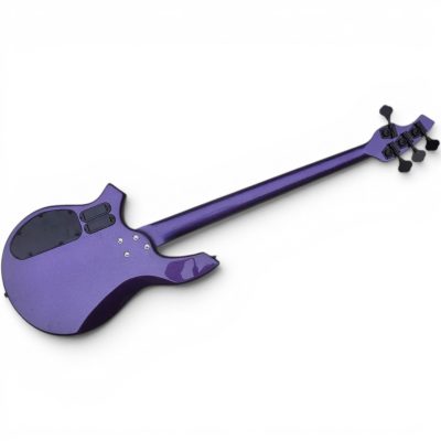 Custom Aether Sting Firemist Purple Bong Finish 4 String Bass - Image 4