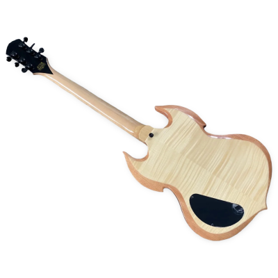 Custom Titan Wylde Barbarian RawTop Psychic Bullseye Electric Guitar - Image 6