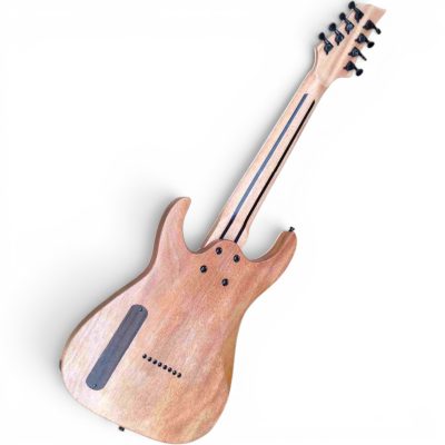 Custom Pyrite Natural Satin Matte Burl 8 String Extended Range Electric Bass - Image 7