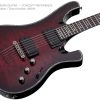 Custom Build Black Cherry Hell Raiser Quilted Maple Top 6 String Electric Guitar - Flexi Payment 1/5