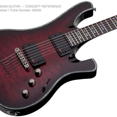 Custom Build Black Cherry Hell Raiser Quilted Maple Top 6 String Electric Guitar - Flexi Payment 1/5