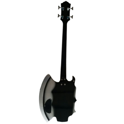 Custom Dynasty Black Gene Simmons Kiss Axe 4 String Bass - Image 4