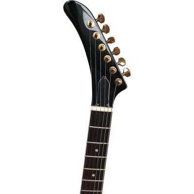 Custom Crown Arctic White Modernistic Explorer 6 String Electric Guitar - Image 3