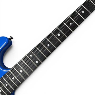 Custom Cinder Arm The Homeless Tom Morello Blue Tremolo Electric Guitar Black Neck Finish - Image 8