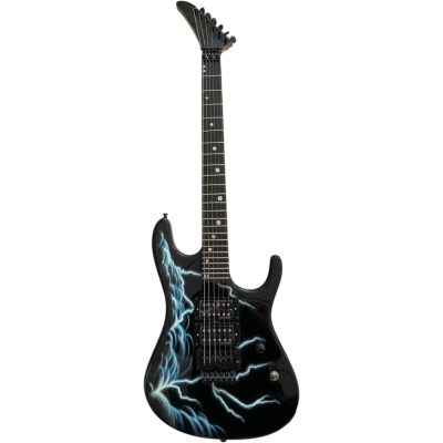 Custom Cinder NightSwans Ligthning Vivian Campbell Tremolo Electric Guitar - Image 7