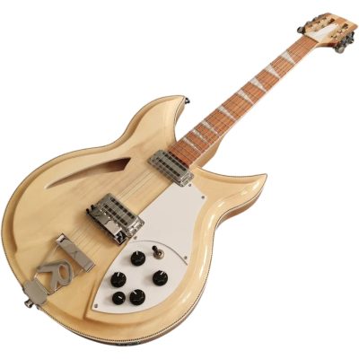 Custom Nova Mapleglo 381 V69 Semi Hollow 12 String Electric Guitar - Image 4