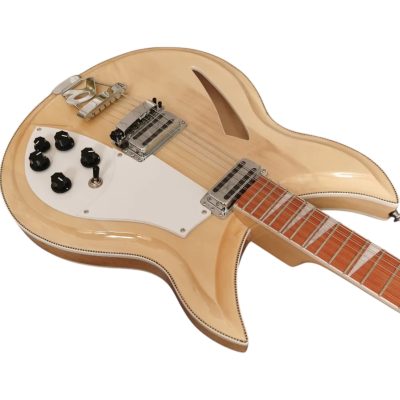 Custom Nova Mapleglo 381 V69 Semi Hollow 12 String Electric Guitar - Image 3