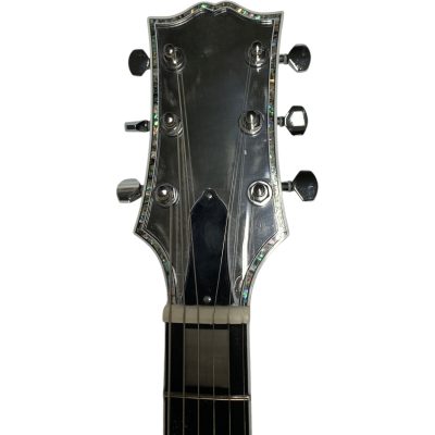 Custom Crown Special Full Chrome Mirror Abalone Shell Purfling Binding 3 Pickups Guitar - Image 10