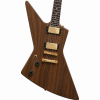 Custom Crown Walnut Modernistic Explorer 6 String Electric Guitar