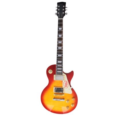 Custom Crown Jimmy Page Burst Electric Guitar - Image 4