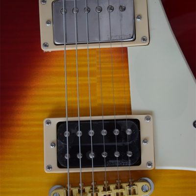 Custom Crown Jimmy Page Burst Electric Guitar - Image 12