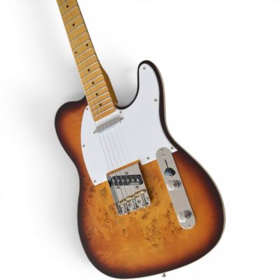 Custom Regent Journeyman 2 Color Sunburst Burl Maple Top Guitar