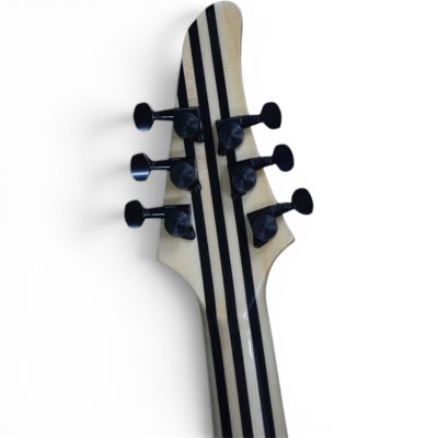Custom Onyx Regius Transparent Red Gloss John 11 Ply Multi Laminate Neck Electric Guitar - Image 2