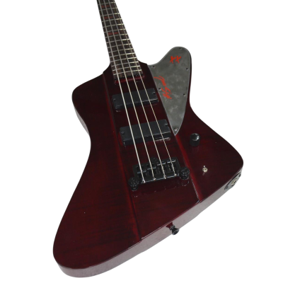 Custom Crown Nikki Sixx Thunderbird IV Satin Cherry 4 String Bass - Image 4