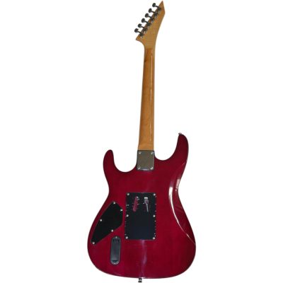 Custom Obsidian Lynch Floyd Rose Tremolo Red Sunburst Tiger Guitar - Image 6