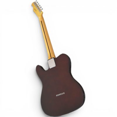 Custom Regent Journeyman 2 Color Sunburst Burl Maple Top Guitar - Image 7