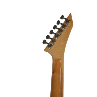 Custom Obsidian Lynch Floyd Rose Tremolo Red Sunburst Tiger Guitar - Image 8
