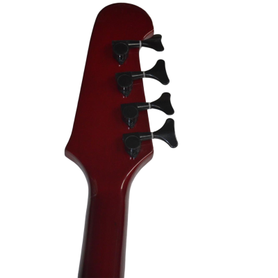 Custom Crown Nikki Sixx Thunderbird IV Satin Cherry 4 String Bass - Image 9