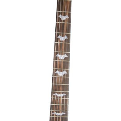 Custom Obsidian Flying V Snow White Dripping Blood Graphic Jacobs Floyd Rose Tremolo Guitar - Image 5