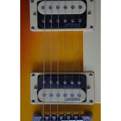 Custom Crown Zebra Humbucker Billie Honeyburst Studio Guitar - Image 6