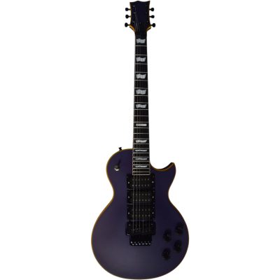 Custom Obsidian Deluxe Eclipse Electric Guitar Matte Plum Purple 3 Pickups Floyd Rose Tremolo - Image 2