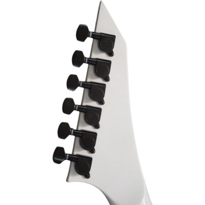 Custom Obsidian Flying V Snow White Dripping Blood Graphic Jacobs Floyd Rose Tremolo Guitar - Image 11