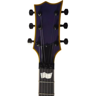 Custom Obsidian Deluxe Eclipse Electric Guitar Matte Plum Purple 3 Pickups Floyd Rose Tremolo - Image 5