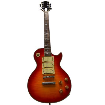 Custom Crown Ace Frehley Kiss Heritage Sunburst Flamed Maple Top 6 String Guitar 3 Pickups - Image 2