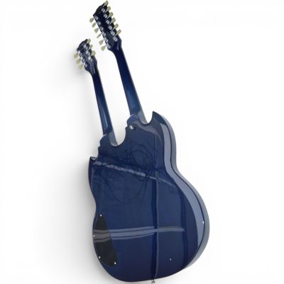 Custom Crown SG Don Felder Blue Double Neck 12 6 String EDS1275 Electric Guitar - Image 6
