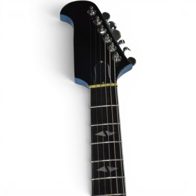 Custom Crown DG335 Grohl Pelham Blue Diamond Guitar Cream Pickup Rings Left Handed - Image 5