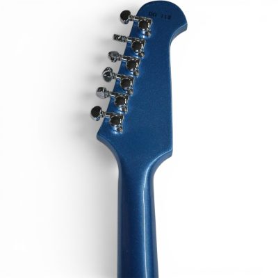 Custom Crown DG335 Grohl Pelham Blue Diamond Guitar Cream Pickup Rings Left Handed - Image 10