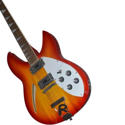 Custom Nova Cherry Fireglo 330 2 Pickups 6 String Electric Guitar